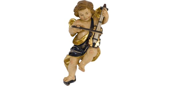 Putto with music instrument
