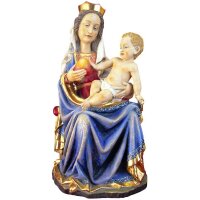 Jungfrau Maria Apfel sitzend  (Mantel blau)