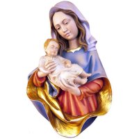 Santa Maria Vergine Busto naturale 7 cm