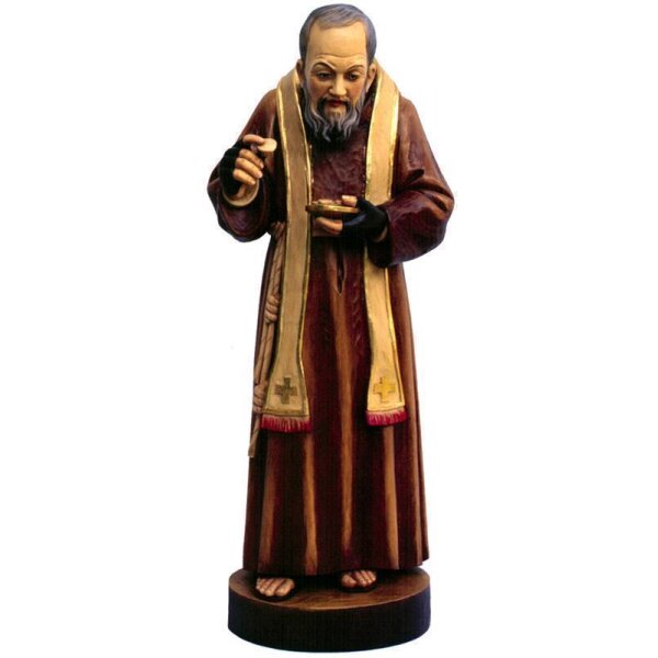 Padre Pio naturale 14 cm