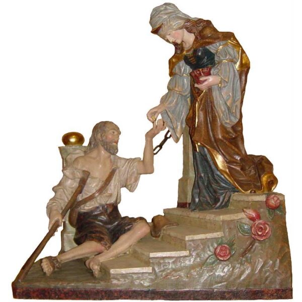 Holy Elisabeth with beggar