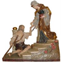 Holy Elisabeth with beggar