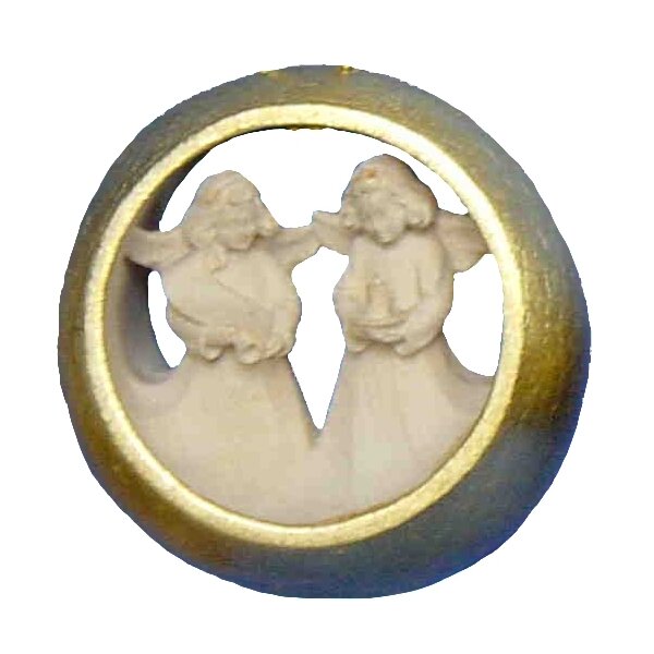 Christmastree ring with angel (candle)