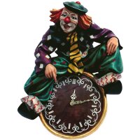 Clown on clock
