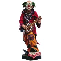 Clown with mandolin