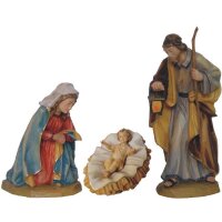 Holy Family (child not fixed in cradle) (Maple)