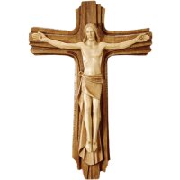 Christushochrelief am Kreuz