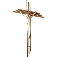 Kruzifix modern - Leistenkreuz