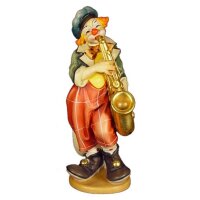 Clown with saxophone
