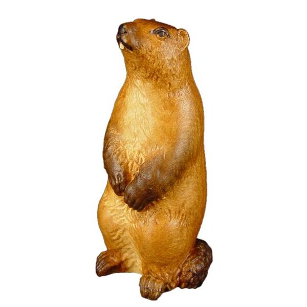 Marmotta in piedi - Colorato - 5 cm