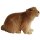 Marmotta seduta in cirmolo - Colorato - 8 cm