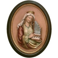 St. Cecily half length portrait with frame