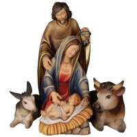 Holy Family with ox and donkey