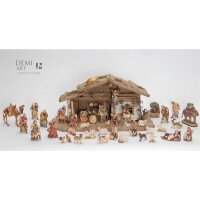 Peace nativity set of 34 figures