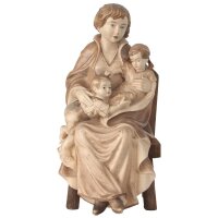 Mother with 2 children and chair