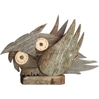 Owl of old wood right