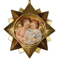 Christmas decoration: Star with angels