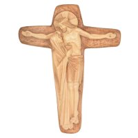 Cross with Christ and Mary with cup