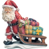 Santa Claus with sleigh