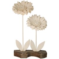 Two Gerberas with wooden caulis