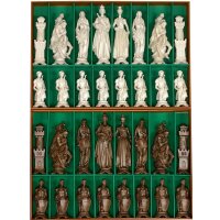 Royal Chess wood-carved with box