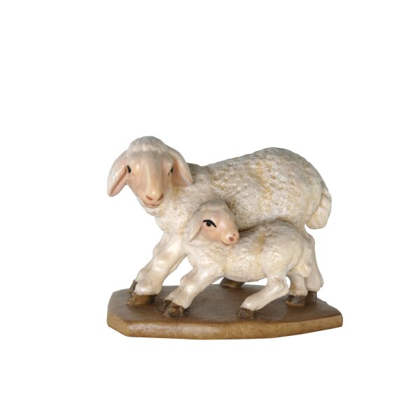 Sheep-group standing - color - 4,3 inch