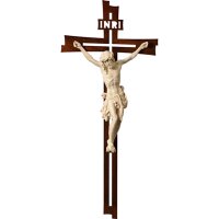 Cristo barocco con croce a raggi