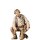 A-Kneeling farmer with firewood - colored - 4,3 inch