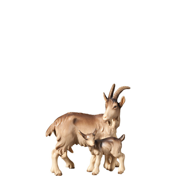 H-Goat with kid - colored - 3,9 inch