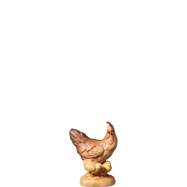 H-Henne mit Küken - Color - 3,2 für 10 cm
