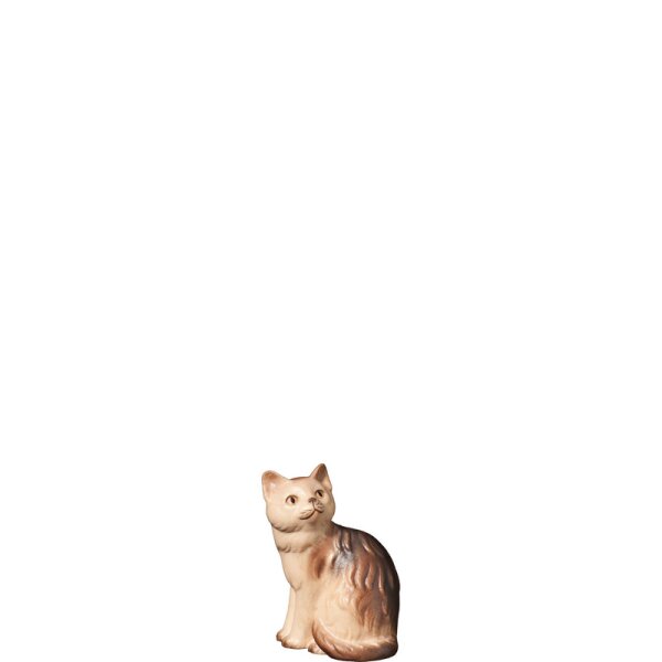H-Katze sitzend - Color - 2 für 8 cm