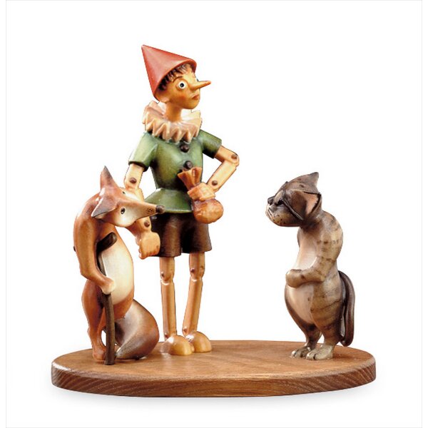 Pinocchio mit Fuchs & Katze (m. S.)