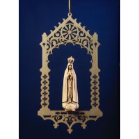 Madonna di Fatima nella nicchia