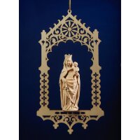 Madonna del Pilar nella nicchia