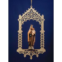 Virgin of the Carmels mon.in niche