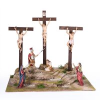 Crucifixion with 7 figures + pedestal SH