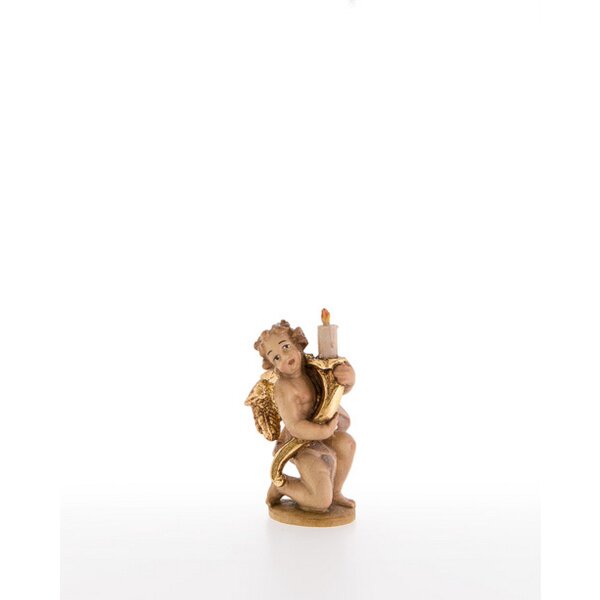 Angel kneeling with candle-holder