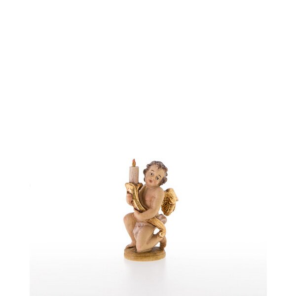 Angel kneeling with candle-holder