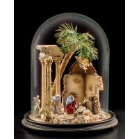 Crib under glass dome (without figures)