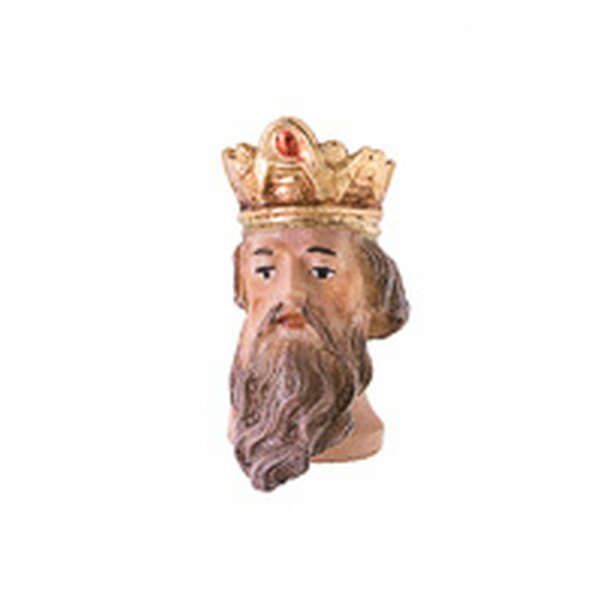 Wise Man - head with crown and beard