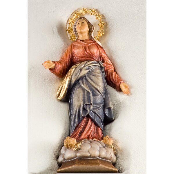 Milans cathedral Madonnina - Light stain, wax polished (N ) - 3,15 inch