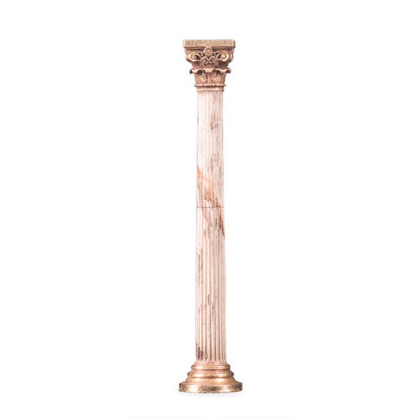 Corint column - painted in oil colours (C ) - 11,81 inch