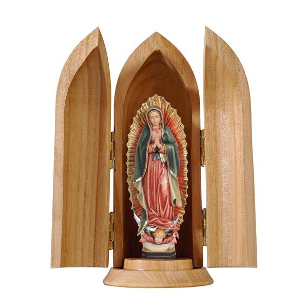 Ou Lady of Guadalupe in niche