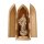 Madonna Medjugorie con chiesa in nicchia