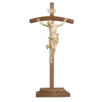 Christus Leonardo auf Stehkreuz gebogen