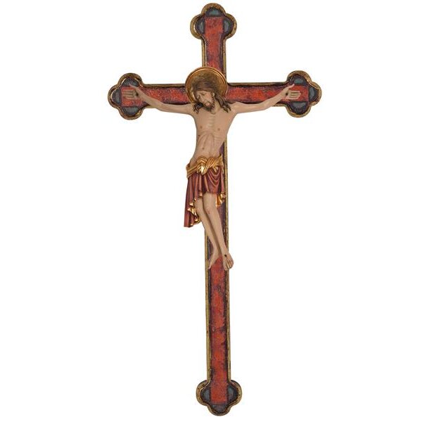 Cristo Cimabue-croce oro barocca