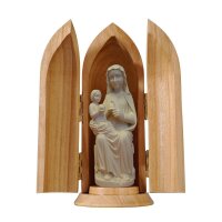 Our Lady of Mariazell sitting in niche