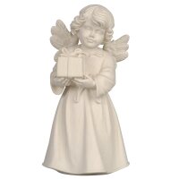 Bell angel standing with parcel