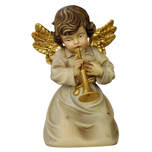 Bell angel with trumpet