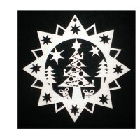 Star with Christmas tree